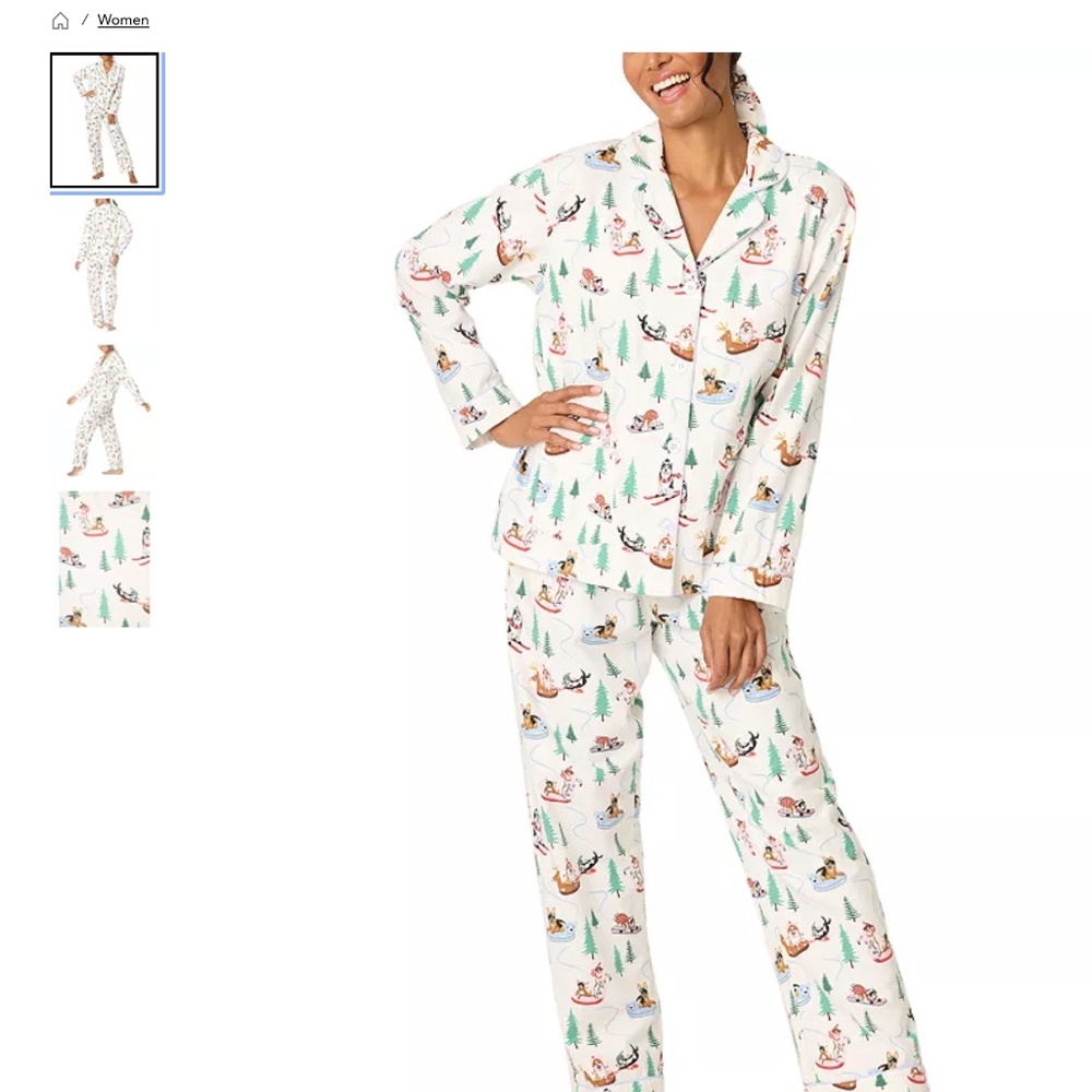 NWT - PJ Salvage New Sleigh All Day 3-Piece Flannel PJ Set